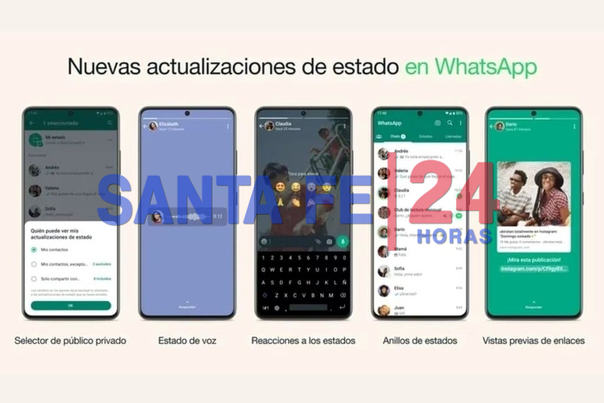 Whatsapp Sumó Nuevas Funciones Para Los Estados Cuáles Son Santa Fe 24 Horas 1408